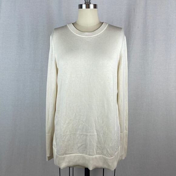 lululemon athletica Sweaters - Lululemon Crewneck Cashmere Blend Sweater in White